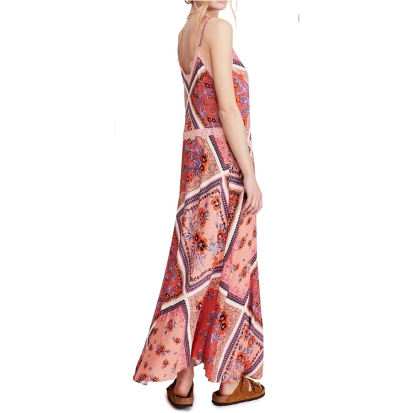 Free People Stevie floral lace trim maxi dress - Picture 4 of 6